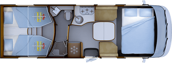 NACHTINDELLING RAPIDO i66M TRUMA